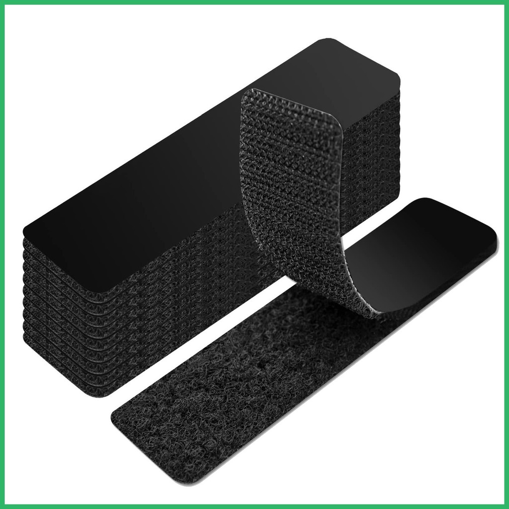 Hook And Loop Tape Square Size Adhesive Backing Tape DoubleSided