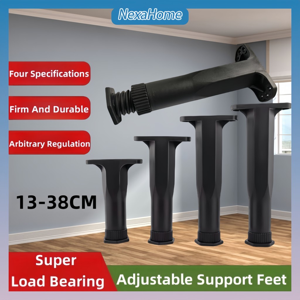 13-38CM Extendable Support Height-adjustable Bed Leg Support Furniture ...