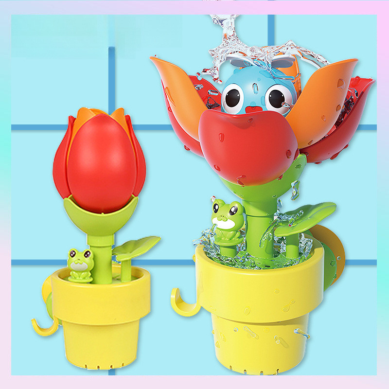 Bathing Flower toy Baby Bath Toy Swimming Toy Water Play Toy Shower Toy ...