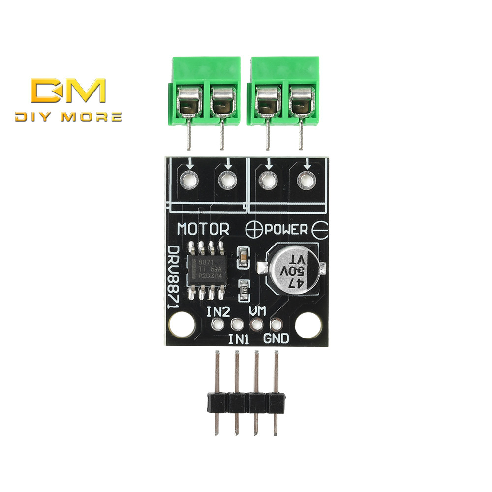 DIYMORE DRV8871 DC 6.5-45V DC H-bridge Motor Driver Module 3.6A Brushed ...
