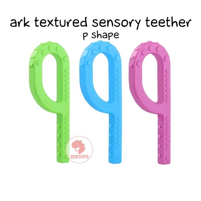 Zoetoys Ark Textured Sensory Teether - P | Therapy Tools Motor Chew ...