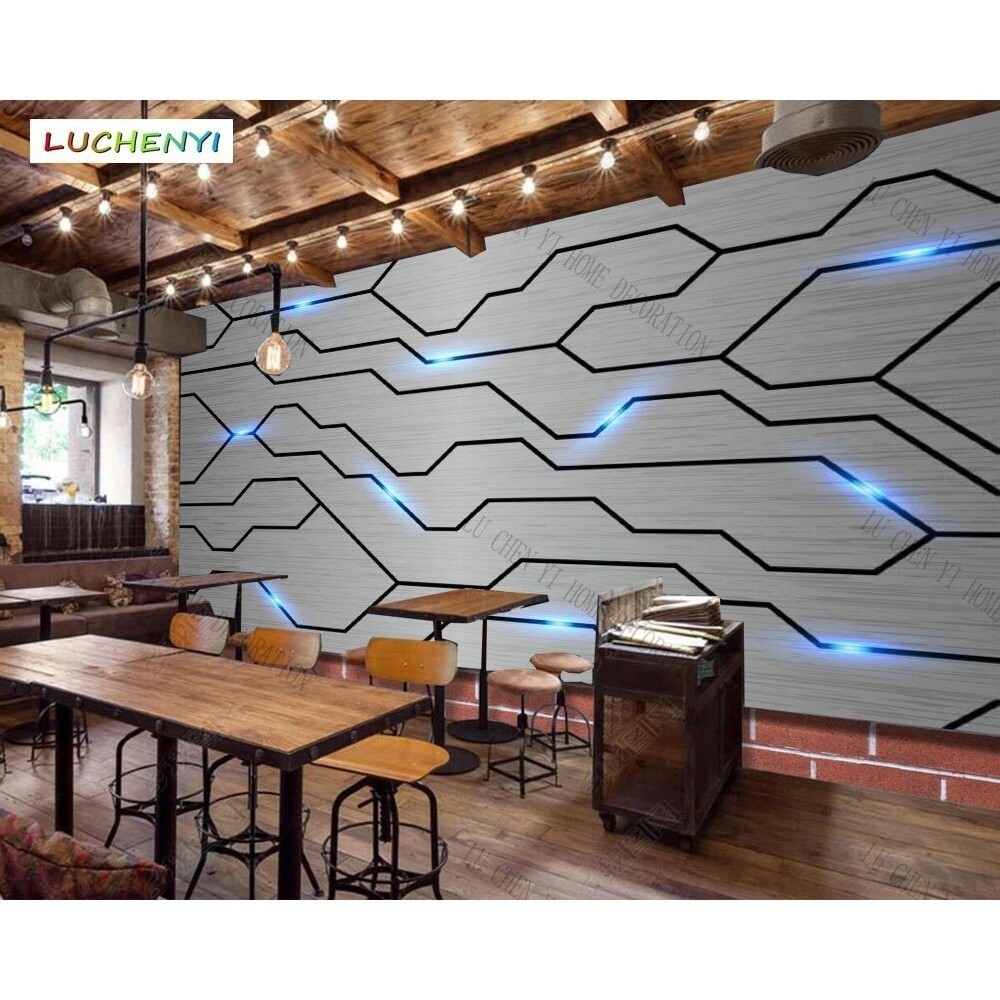 Custom KTV Wallpaper Wall Covering 3D mural sticker Music Bar ...