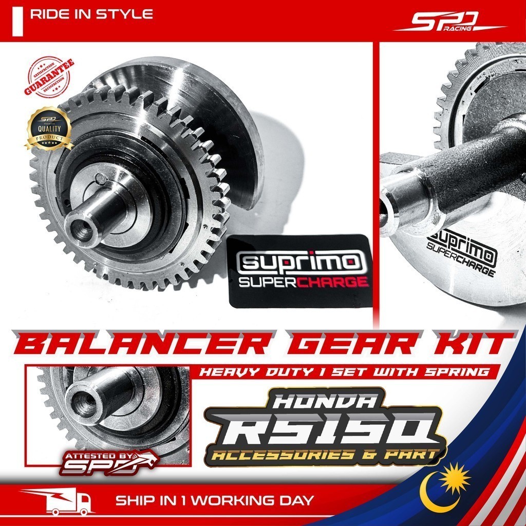 RS Crankshaft Balancer Gear Kit I Set With Spring I Heavy Duty Suprimo ...