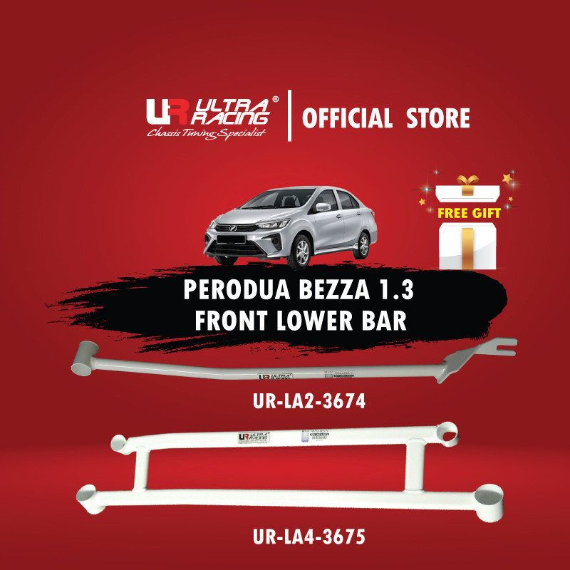 Ultra Racing | Perodua Bezza 1.3 '17/'19 - Front Lower Bar | Shopee ...