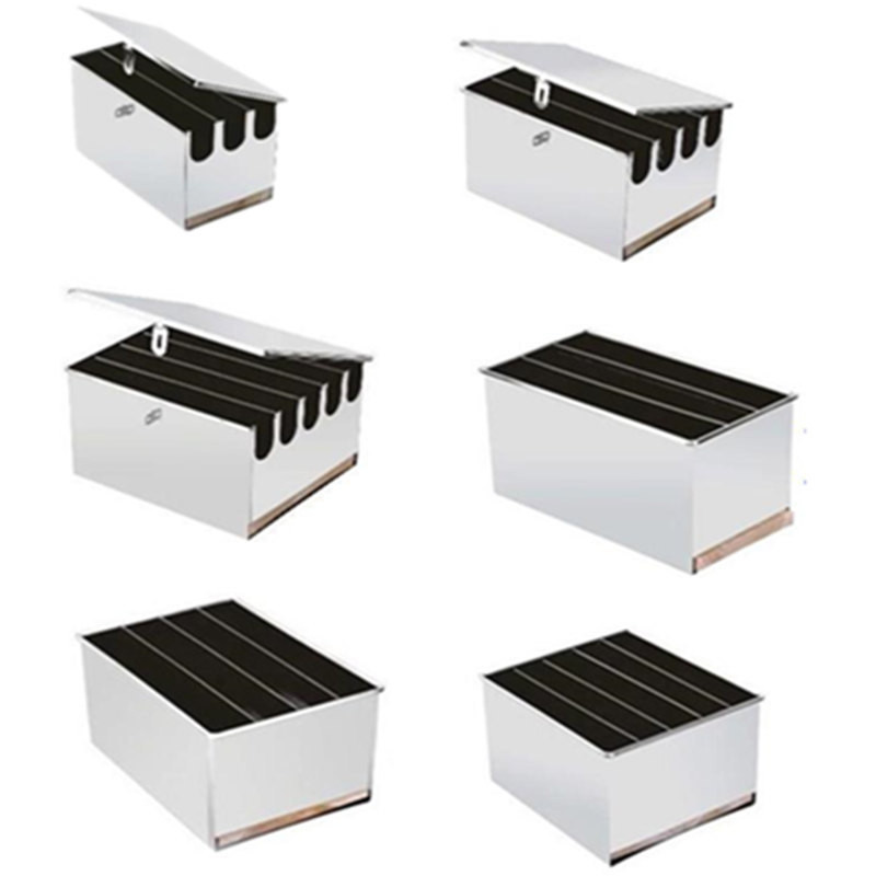 Stainless Steel Knife Holder with Lock Blade Carrier with Lid Knife