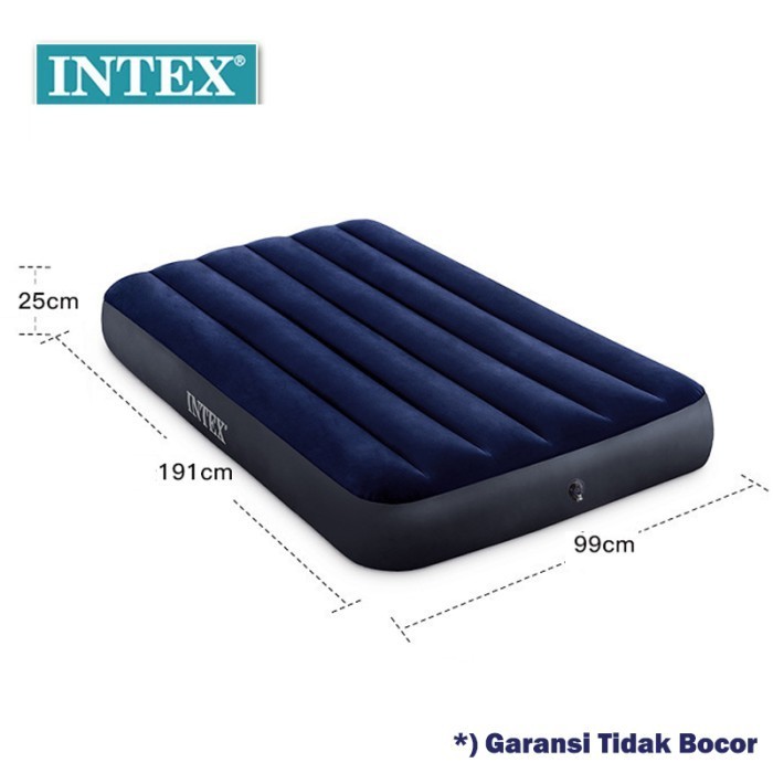 Intex Single Bed Air Mattress 99 x 191cm Durabeam Blue 64757 VST ...