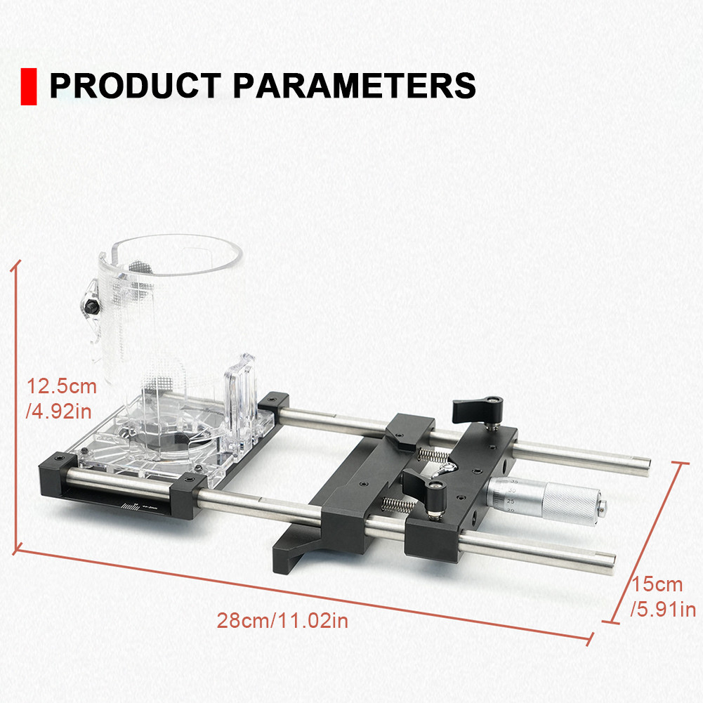 Trimming Machine Guide Rail Edges Slotting Woodworking Tool for 65mm ...