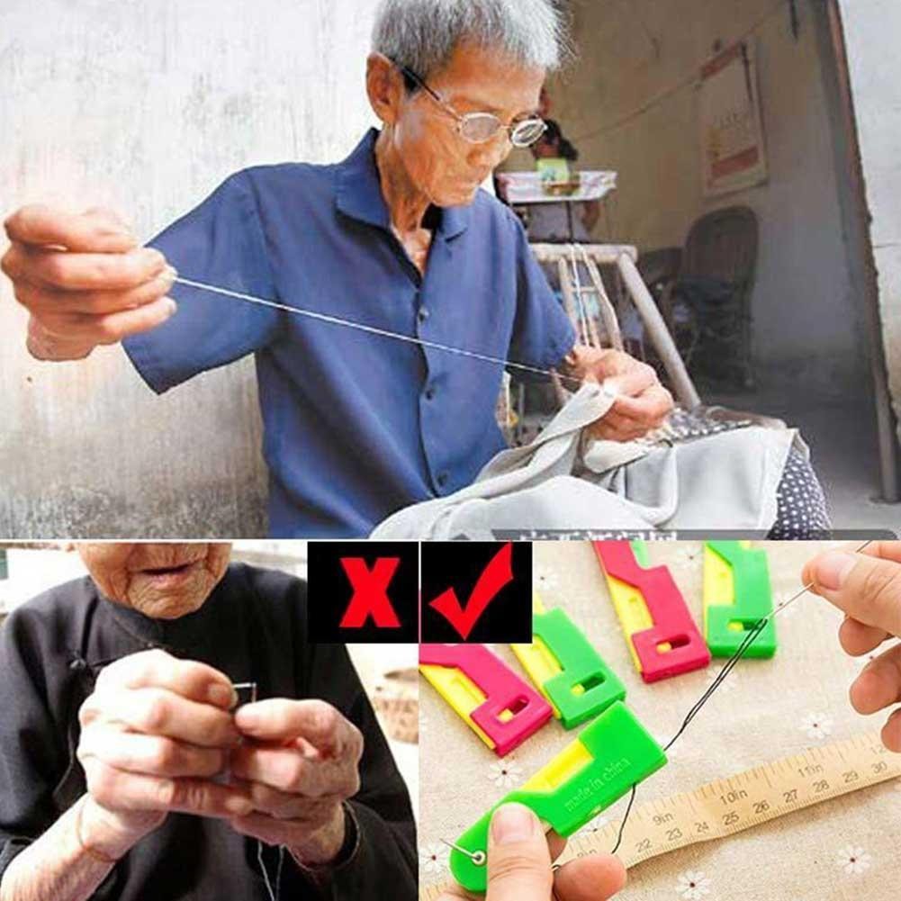 Random Automatic Threader Thread Guide Elderly Tool Kit Sewing Use