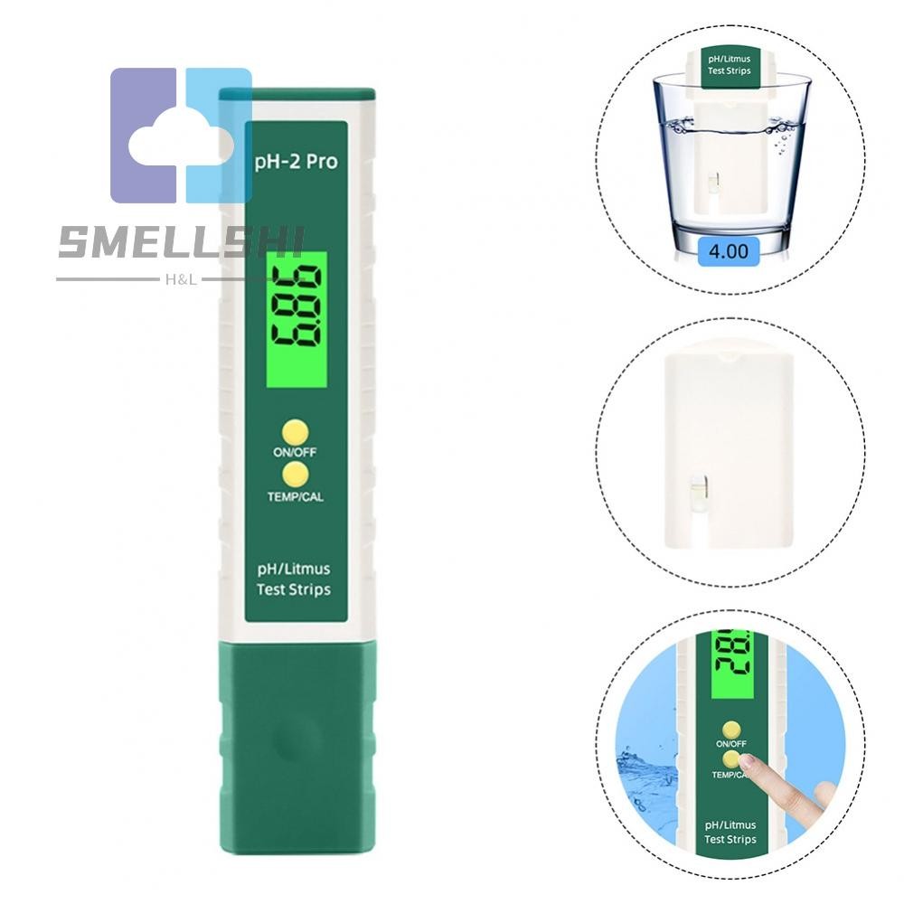 【SEMLL】High Precision pH Meter with Temperature Compensation & Test