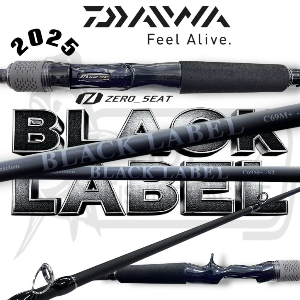 2025 DAIWA BLACK LABEL BAITCASTING SPINNING FISHING ROD HIGH END TOMAN ...