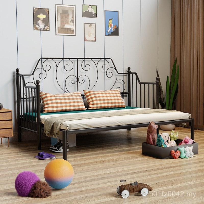 Sliding Bed Iron Bed Sitting Bed 12 New Style North 2024 Li Dual-Use ...