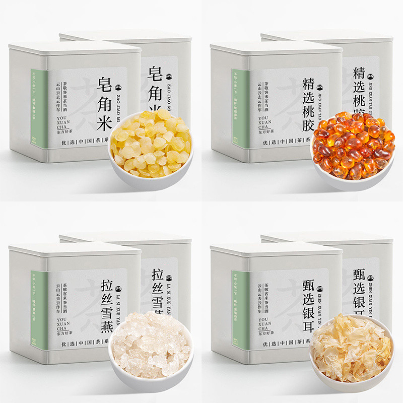 Jingfu Peach Gum Snow Swallow Saponin Rice New Product No Miscellaneous ...