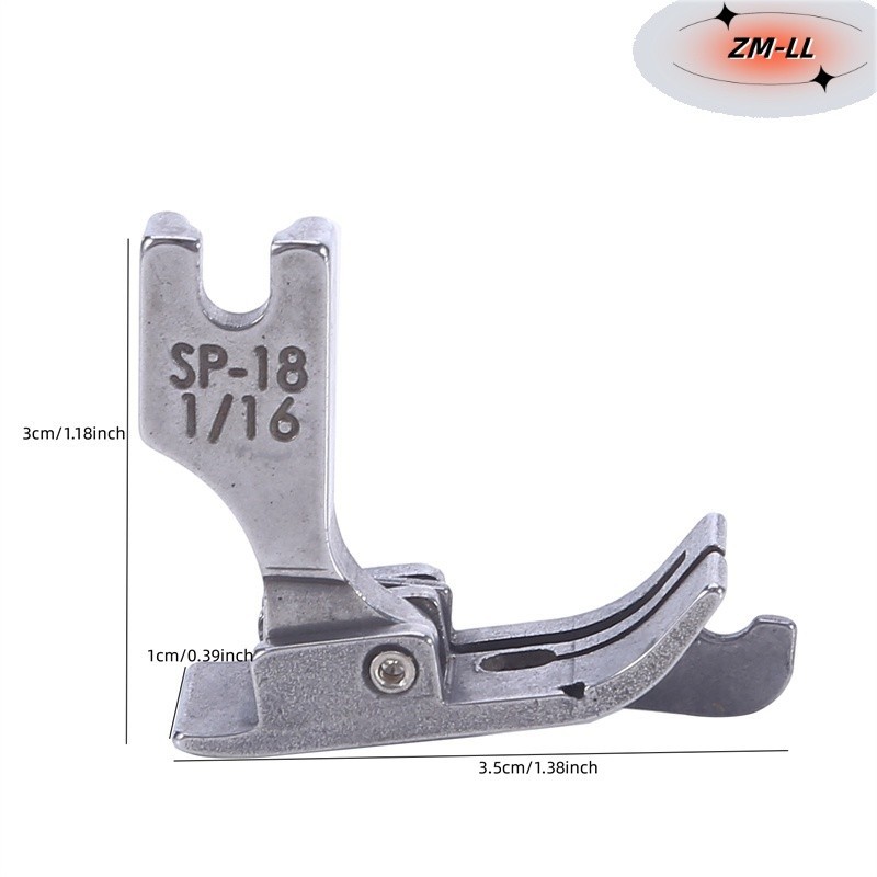 Industrial sewing machine flat turning thread pressing foot stop ...