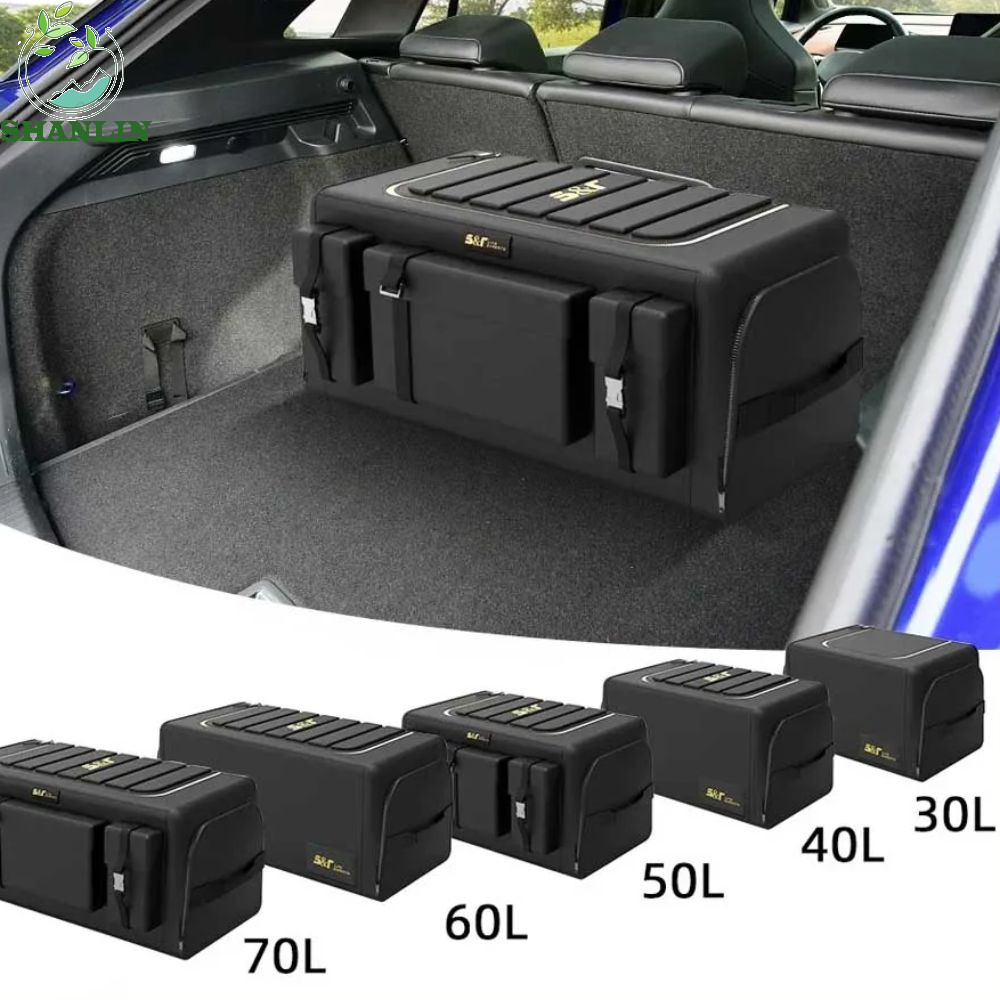 SHANLIN Auto Storage Bag, Multiuse Large Capacity Car Trunk Organizer ...