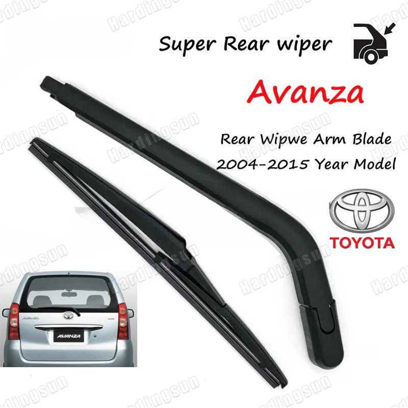 For Toyota AVANZA Rear Wiper arm Blade for 2004-2015 year Model AVANZA ...
