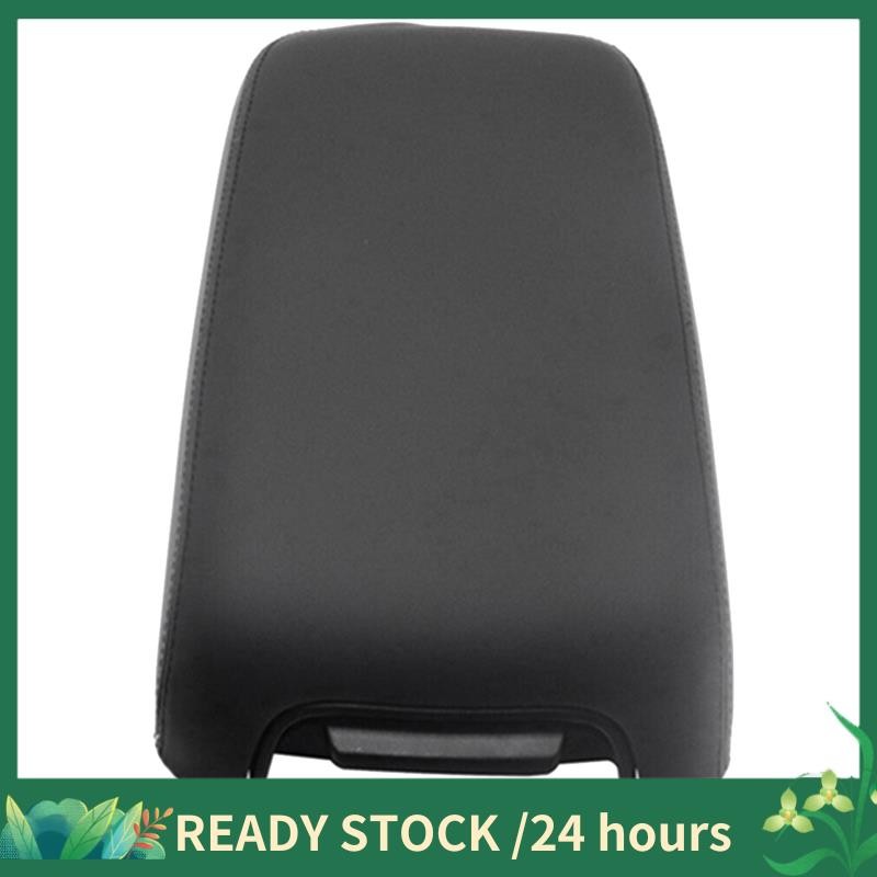Soillar Center Console Armrest Lid Cover – 2011-2017 Dodge Charger Chrysler 300 – Black+Blackline