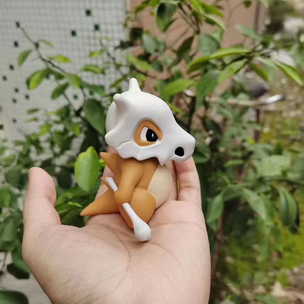 8cm Pokemon Figure Kawaii Cubone PVC Model Toys Cartoon Cute Dolls ...