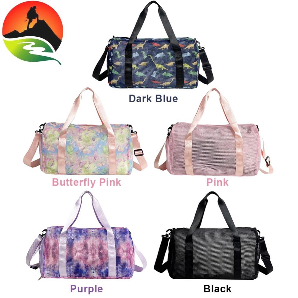 Mesh Travel Duffle Bag Carry On Sport Bag Dry Wet Separation for Swim ...
