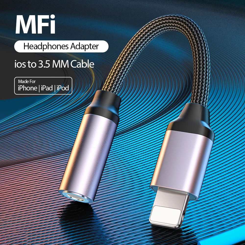 Lightning To Headphone Adapter Mm Jack Adapter For