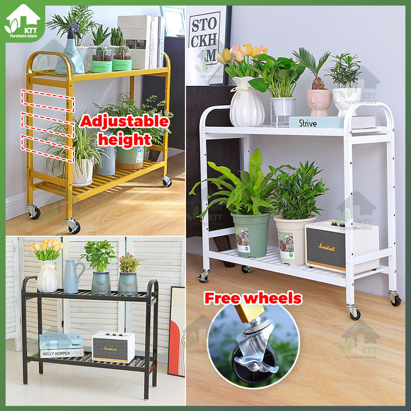 Stainless Steel flower rack plant Rack Flower Stand Indoor Balcony ...