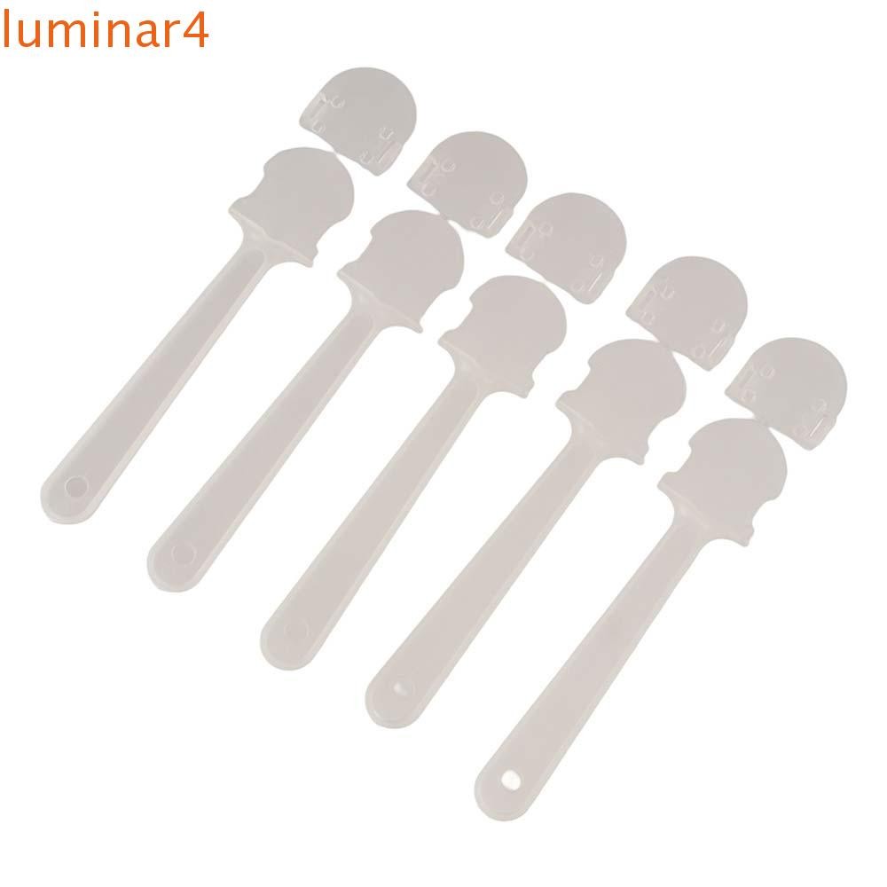 LUMINAR 10Pcs Hand Fan Handle, Transparent Portable Graffiti Fan Handle ...