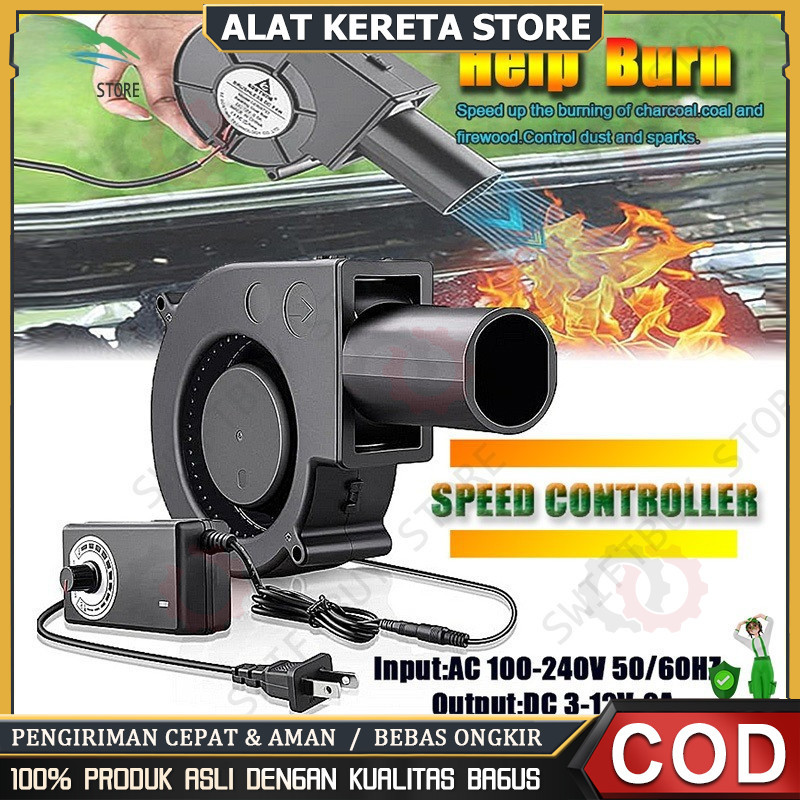 Mini BBQ Blower Fan 1 Set Small Portable Turbocharger Ac Blower With ...