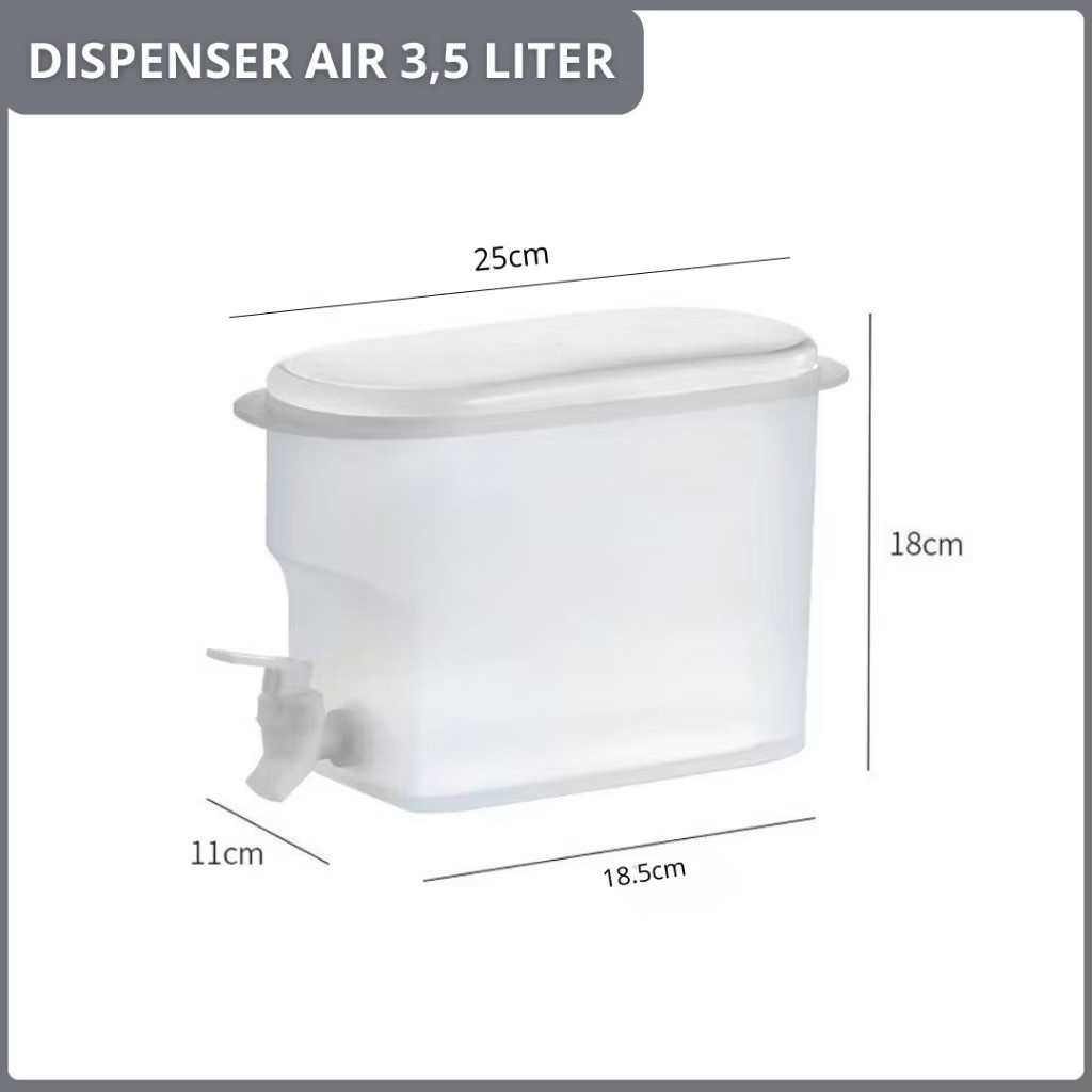 HomeLiving Portable Juice Dispenser 3.5L Refrigerator Drink Water ...