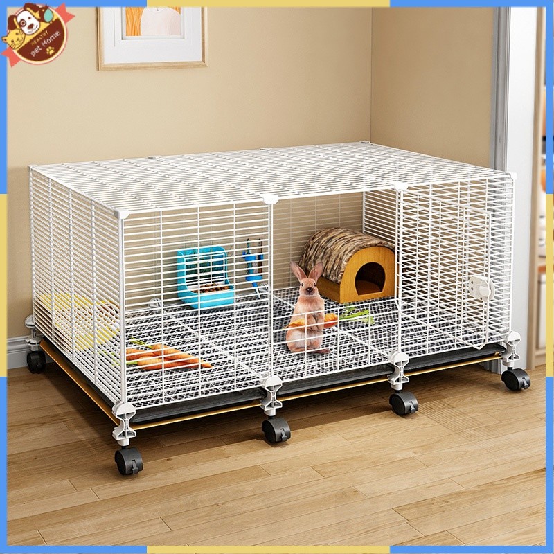 Rabbit Cage Household Encryption Extra Large Indoor with Toilet