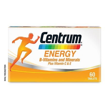 CENTRUM ENERGY B-VITAMINS AND MINERALS 60'S | Shopee Malaysia