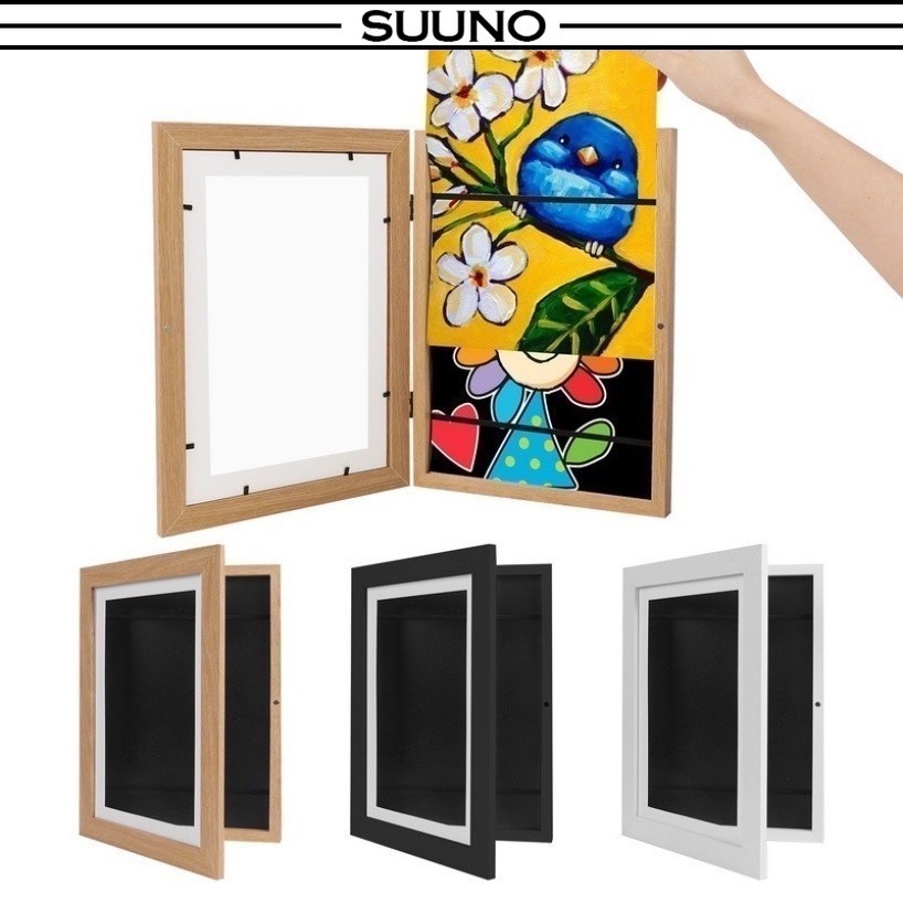 SUUNO Kids Art Frame A4 Size Crafts Front Opening Changeable Projects ...