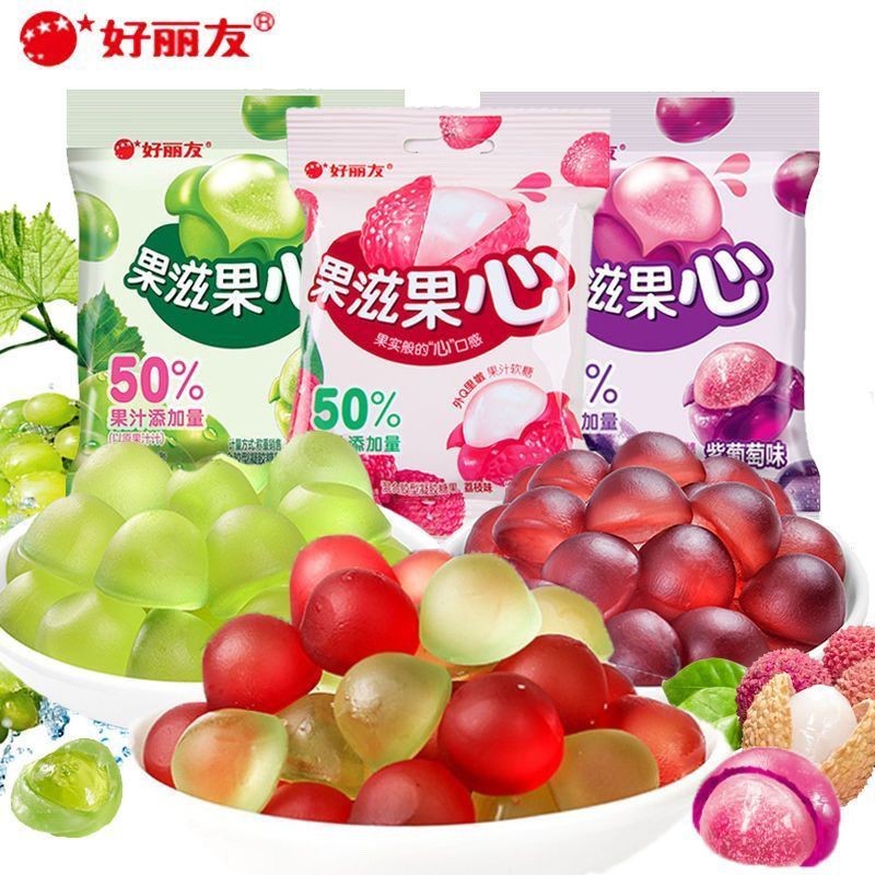 X Fu Kee Dr. Bear Chew Orion Fruit Fruit Pop Pulp Filled Gummy Gummy ...