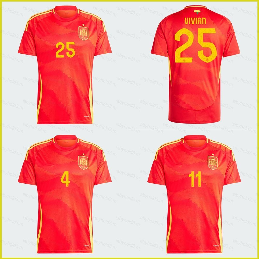BH3 20242025 Spain national home Jersey Vivian Williams Zubimendi