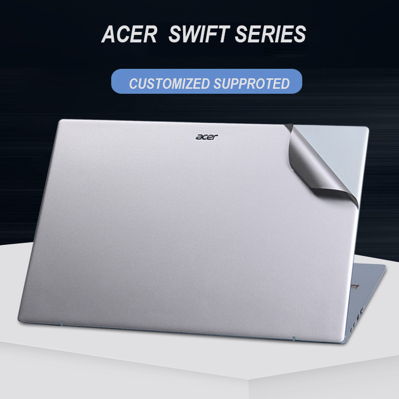 Customized Vinly Self Adhesive Sticker Laptop Matte black 3sides Skin ...