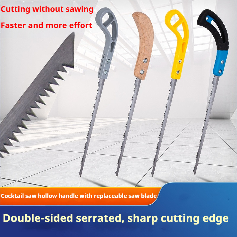 Multipurpose Mini Hand Saw Cutting Tools SK5 Steel Blade Portable Hand ...