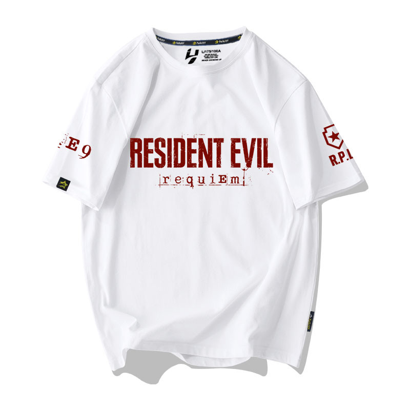 Resident Evil 9 Requiem RE9 Grace game pattern printed short-sleeved T ...