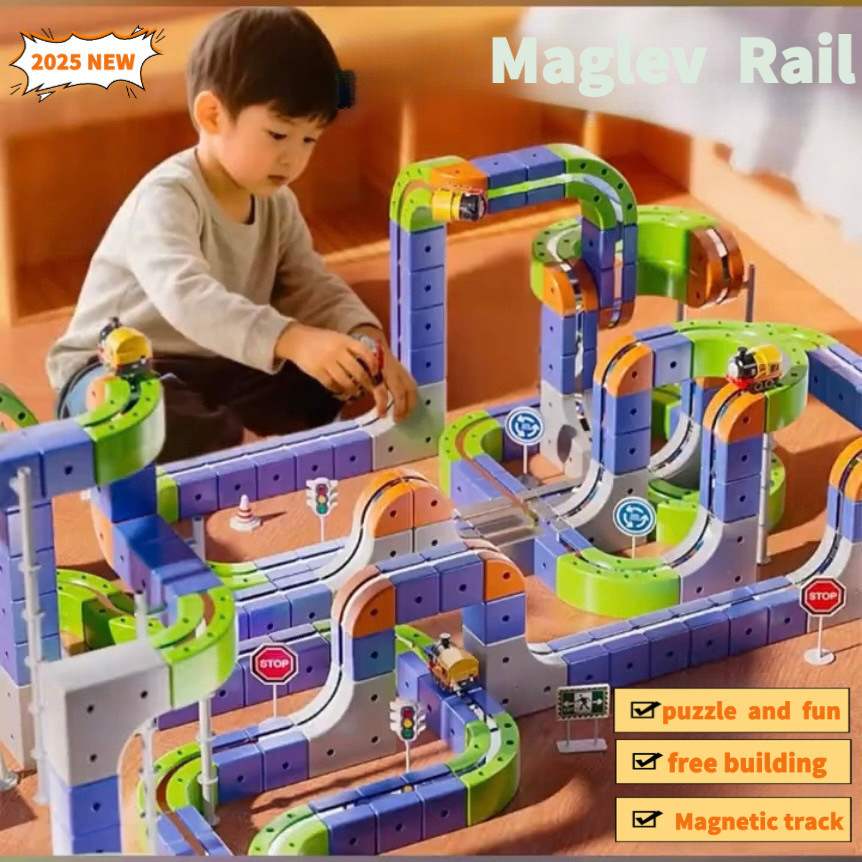 [2026 New Product] Track rail Cube Magnetic Levitation Electric Train ...