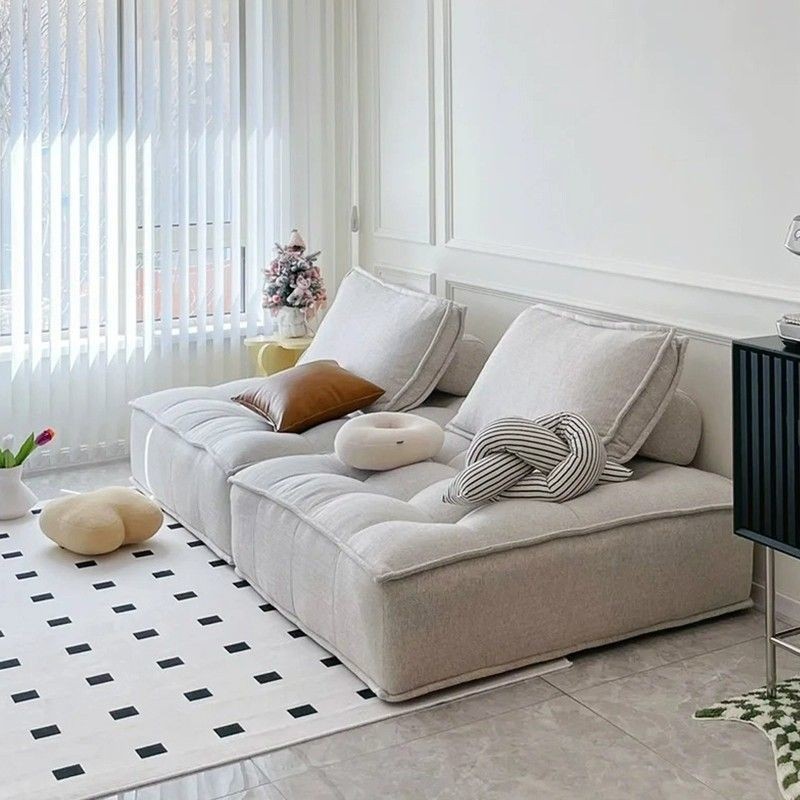 Tofu Block Sofa Combination Small Apartment Living Room Lazy Bedroom ...