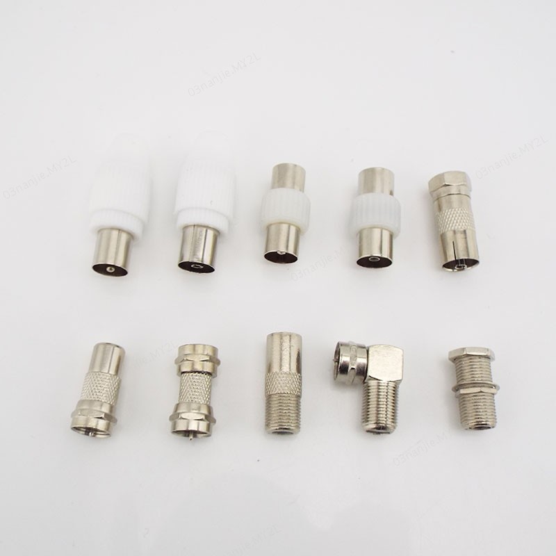 Female Male Plug Adapter Connector Socket to RF Coax Adapter Terminal