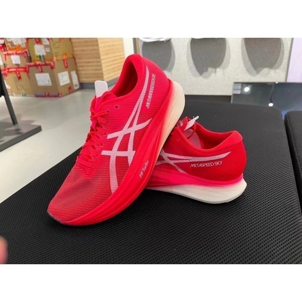 Asics metaspeed edge fabric racing carbon plate low running shoes for ...