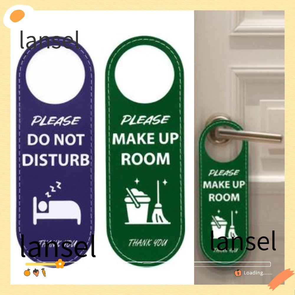 LA Door Sign, PU Please Do Not Disturb Cleaning Label, Design Double ...