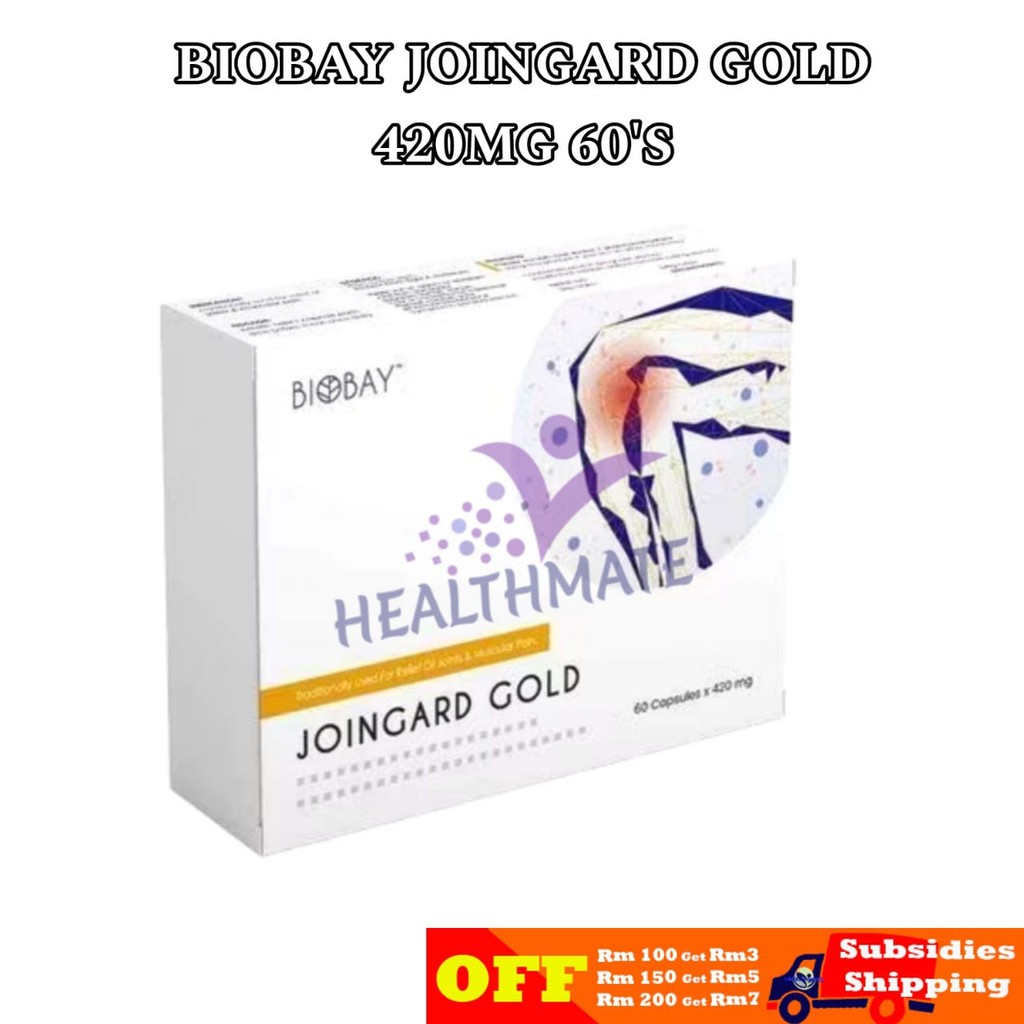 [EXP2/25]Biobay Joingard Gold 420mg x 60s (Joint & Muscular Pain ...
