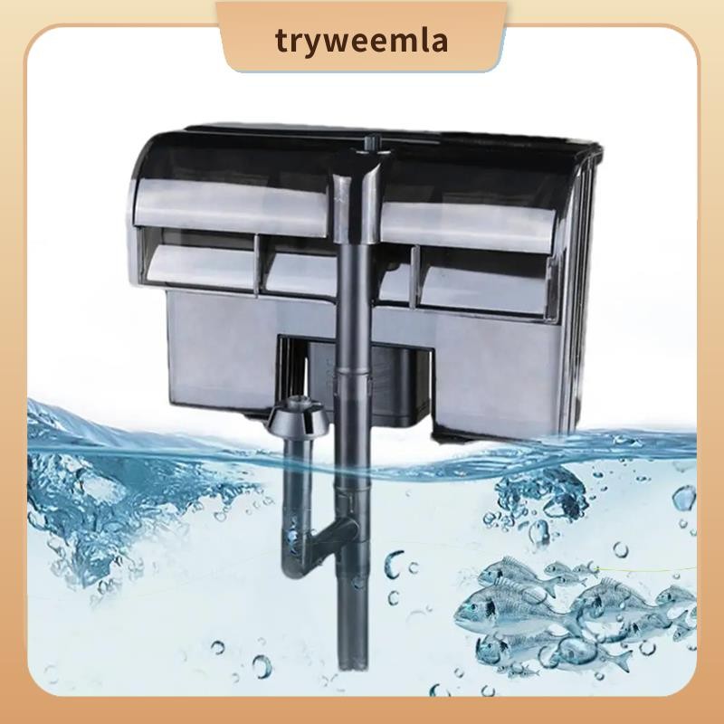Quiet Fish Tank Filter Multi-Stage Fish Aquarium Filter with Adjustable ...