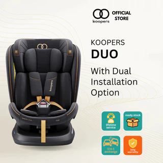 Koopers Duo Isofix/Belt Installation Convertible Baby Carseat 0-36kg | Kerusi Kenderaan Bayi