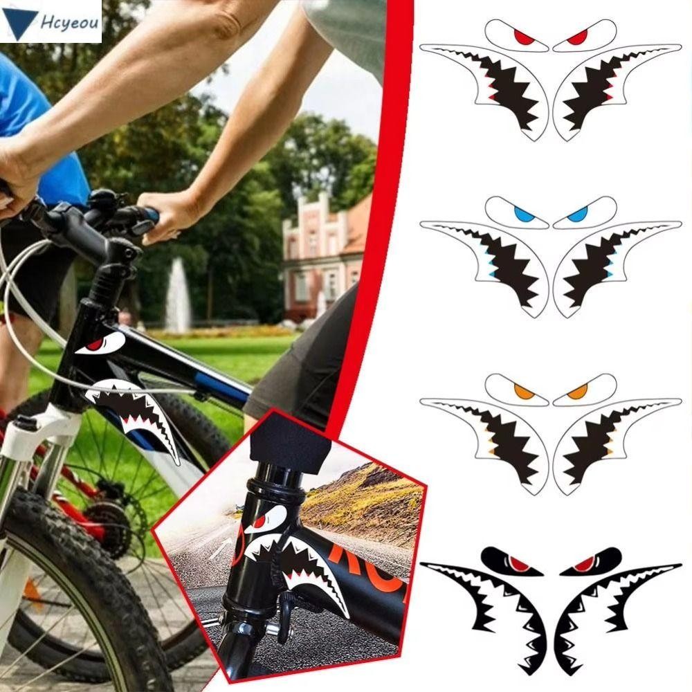 HCYEOU Bicycle Frame Decorative Sticker, Heat-resistant Decals MTB ...