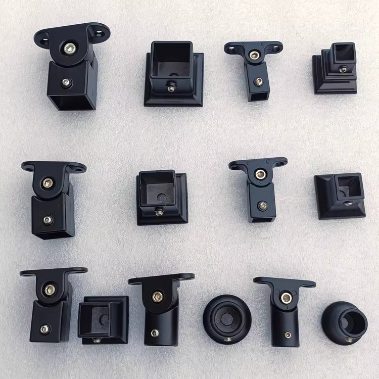 Aluminum Die-Casting Stairs Upper Lower Hole Round Hole Fixture Railing ...