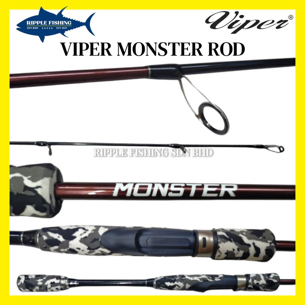 VIPER MONSTER SPINNING FISHING ROD | Shopee Malaysia