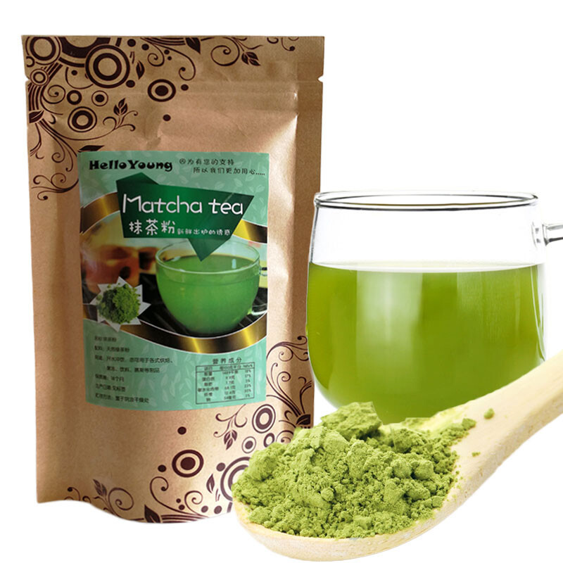 100g Japanese Matcha Green Tea Powder - 100% Natural Organic Slimming ...