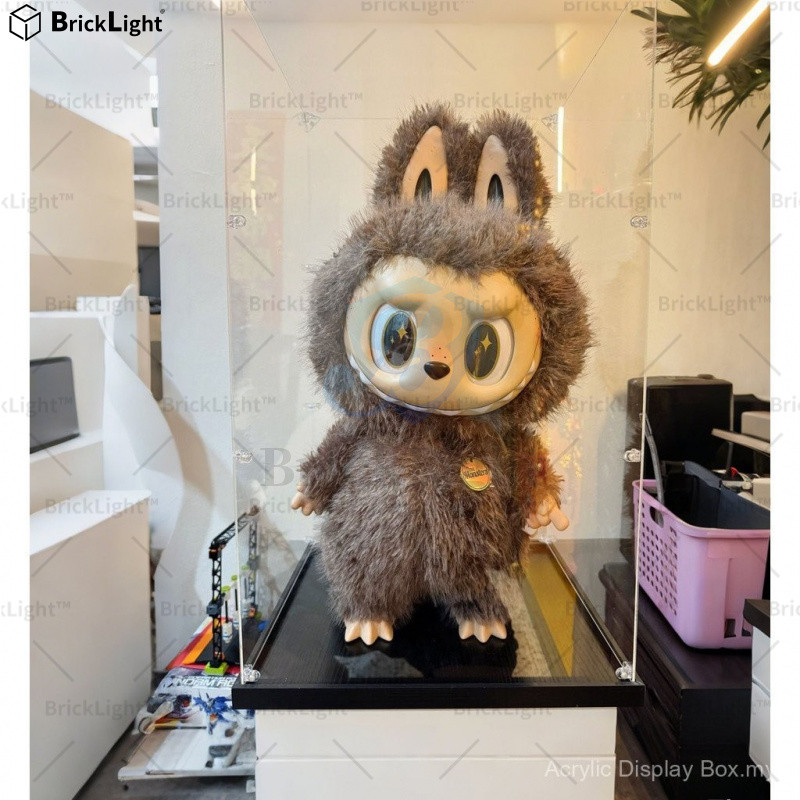 Labubu Storage Box Transparent Acrylic Display Box zimomo dimomo Toy ...