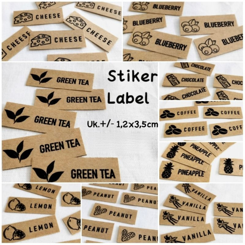 JDM Project - [100PCS] FLAVOR LABEL STICKERS/LABEL STICKERS/CUSTOM ...