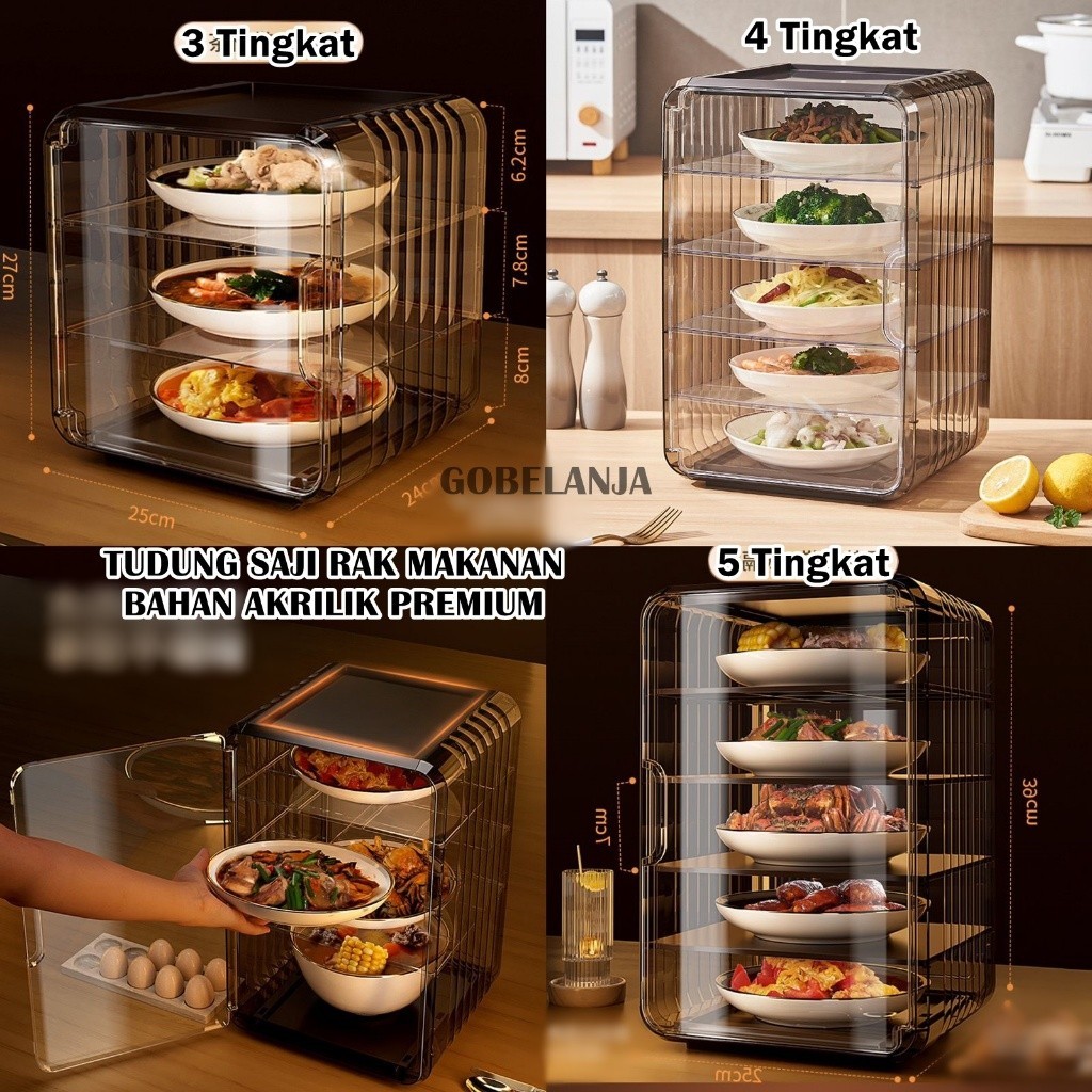 Premium Acrylic Food Rack Serving Hood | Shopee Malaysia